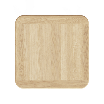 Newark Ash Square Wine Table – Scandi Style with Tapered Legs