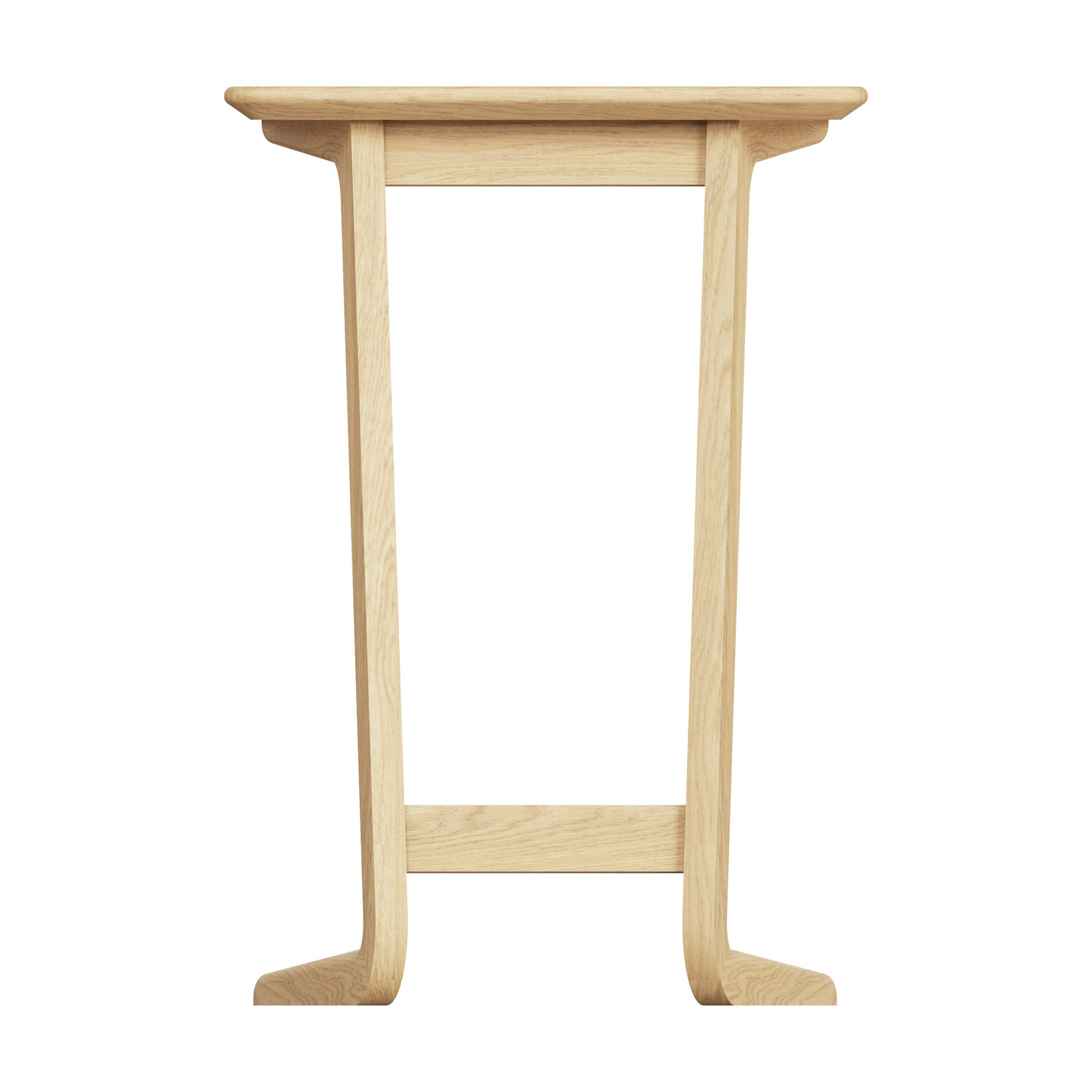 Newark Ash Angled Sofa Tablet Table – Scandi Style with Tapered Legs