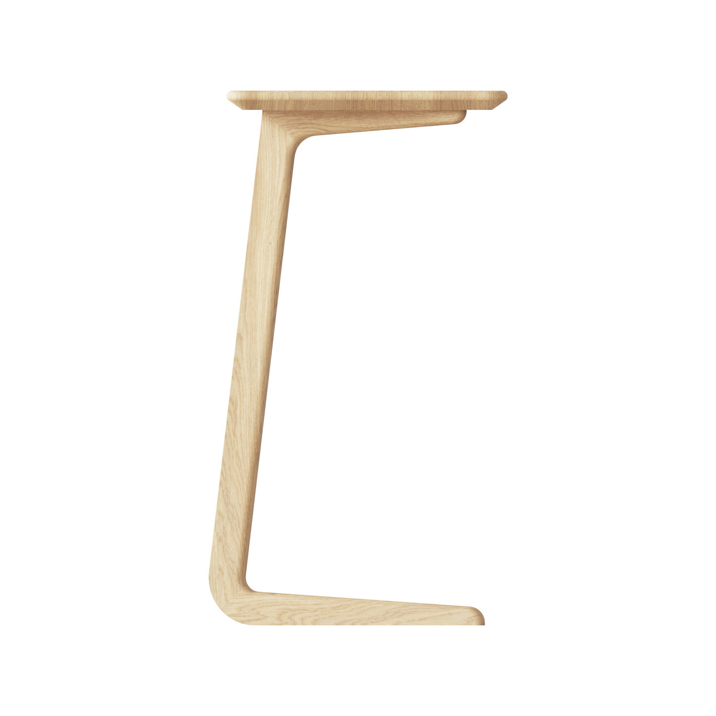 Newark Ash Angled Sofa Tablet Table – Scandi Style with Tapered Legs