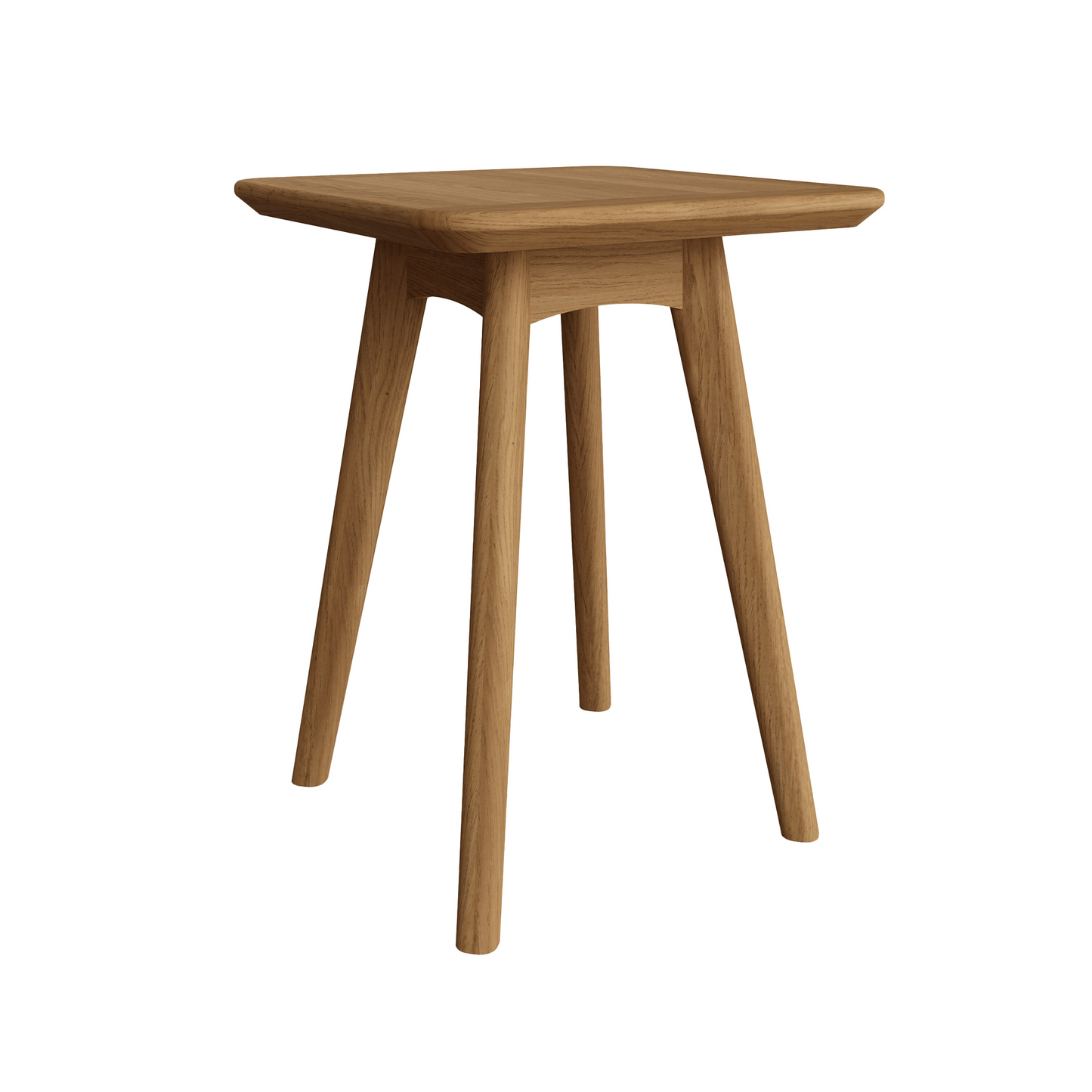Taberno Oak Square Wine Table – Solid Oak with Natural Lacquer Finish