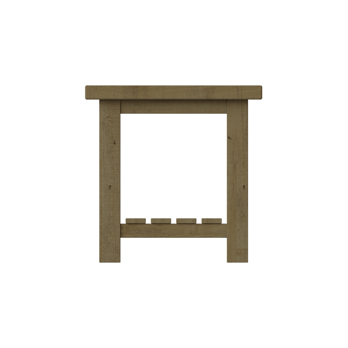Saltash Lamp Side Table – Solid Reclaimed Natural Pine, Rustic Finish