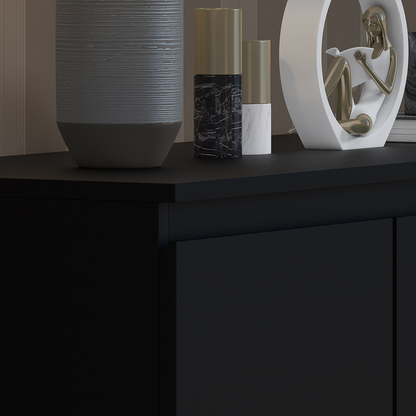 FWStyle Stora 7 Drawer Chest of Drawers – Matt Black