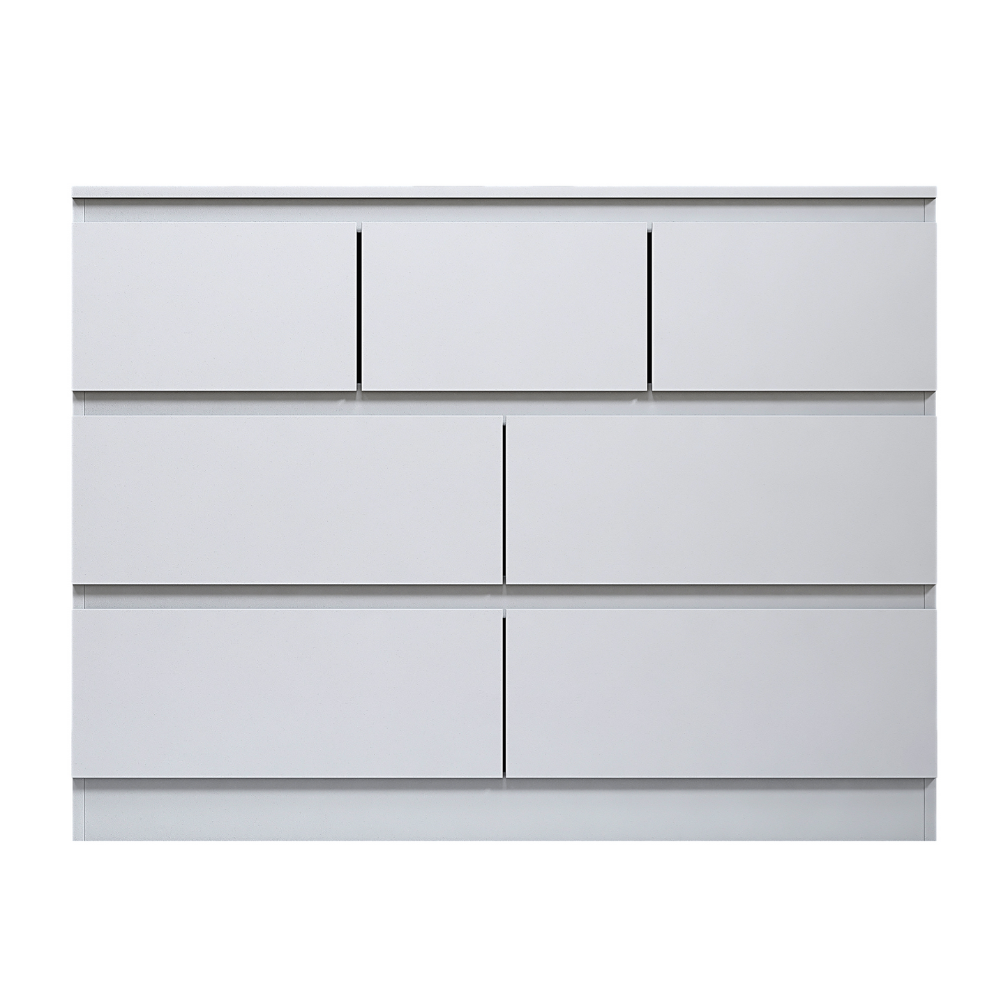 FWStyle Stora 7 Drawer Chest – Matt White Storage Cabinet