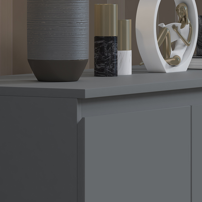FWStyle Stora 7 Drawer Chest – Matt Dark Grey Storage Cabinet