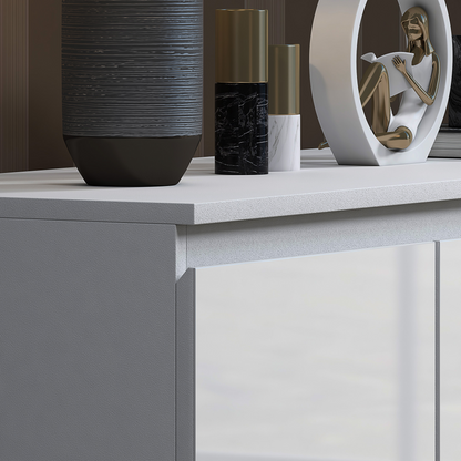 FWStyle Stora 7 Drawer Chest – White Gloss Front Storage Cabinet