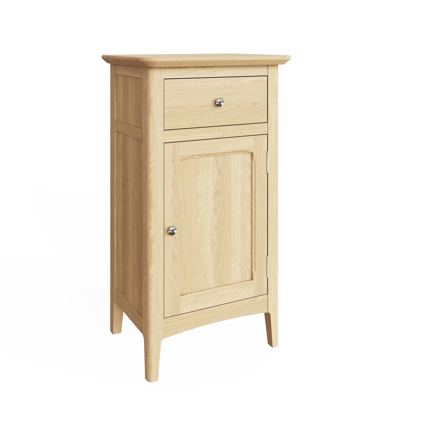 Hudson Ash 1 Door 1 Drawer Single Sideboard – Compact Storage