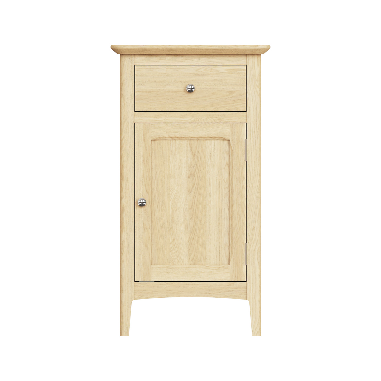 Hudson Ash 1 Door 1 Drawer Single Sideboard – Compact Storage