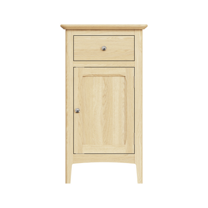 Hudson Ash 1 Door 1 Drawer Single Sideboard – Compact Storage