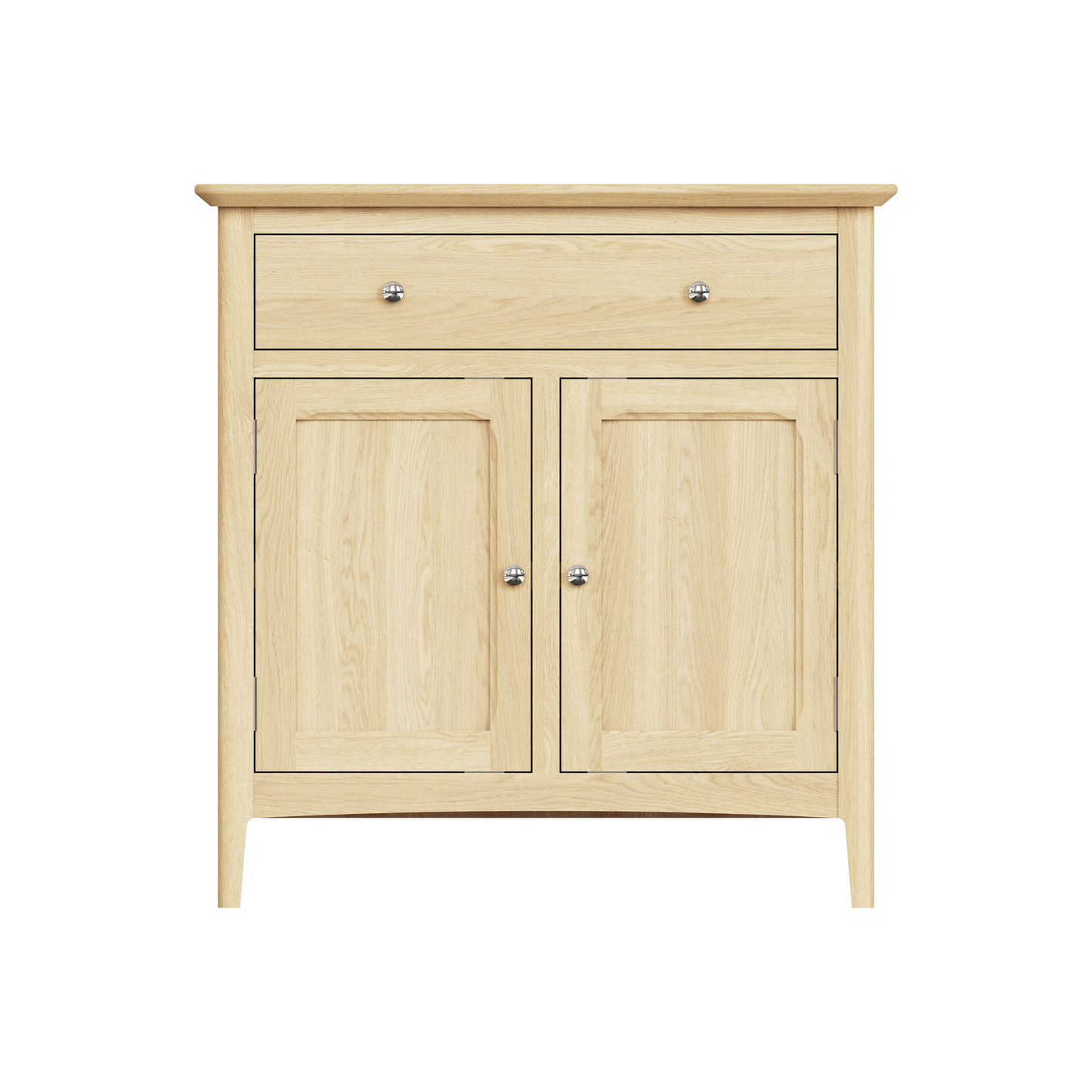 Hudson Ash 2 Door 1 Drawer Sideboard – Shaker-Inspired Storage