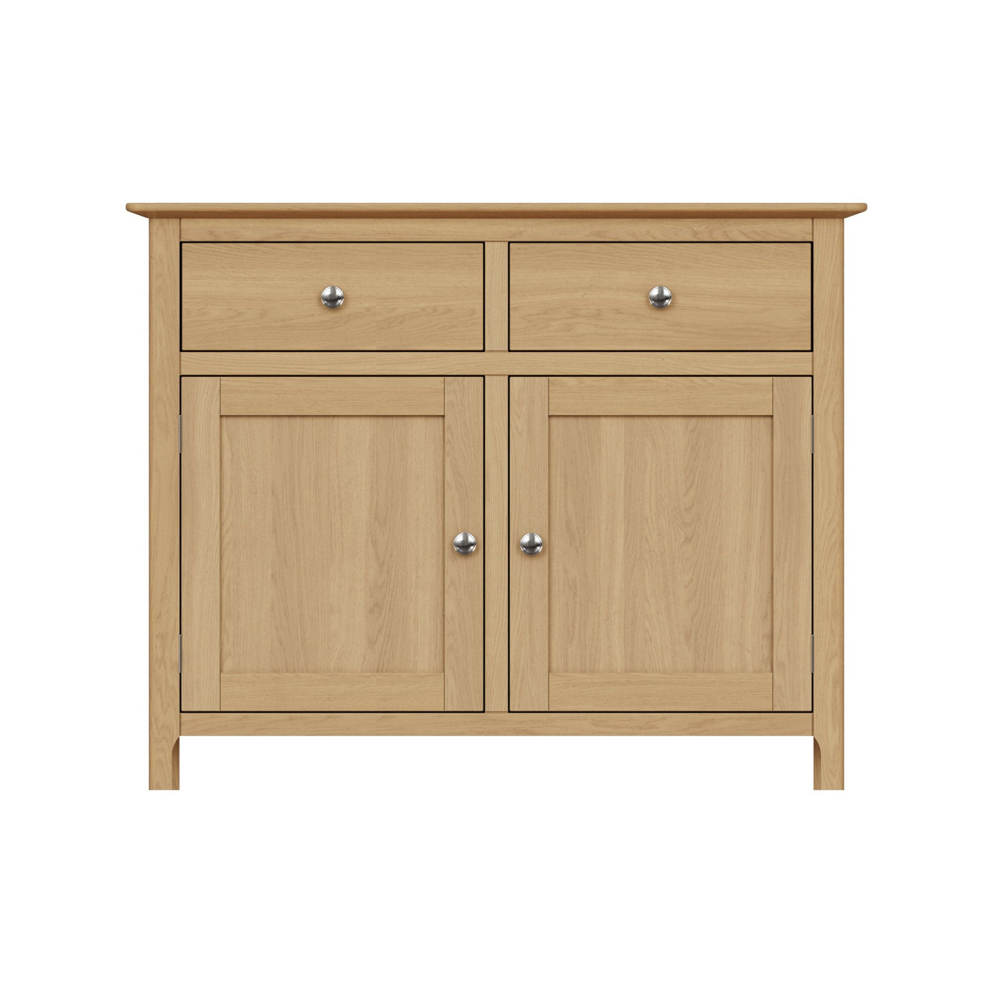 Taberno Oak 2 Door 2 Drawer Sideboard – Natural Oak