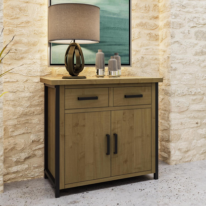 Lowry 2 Door 2 Drawer Sideboard – Driftwood Reclaimed Pine