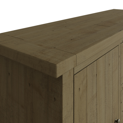 Saltash Large 2 Door 3 Drawer Sideboard – Solid Reclaimed Pine