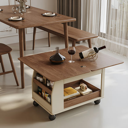 Ruiz Small Coffee table, Lift Up Coffee Table With Storage & Casters