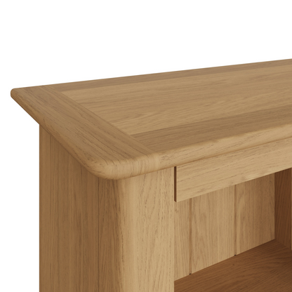 Taberno Oak 3-Tier Bookcase – Natural Oak