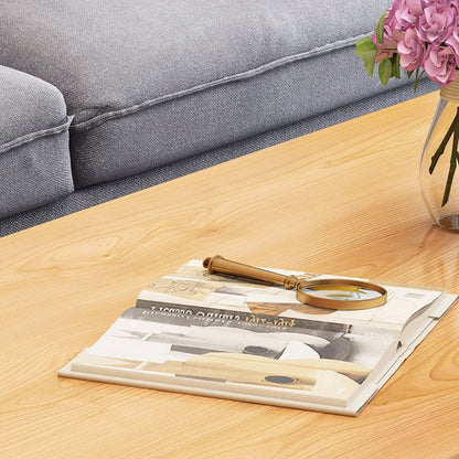 Ruby Lift Top Coffee Table, Multi-Functional Foldable Coffee Table, White & Oak