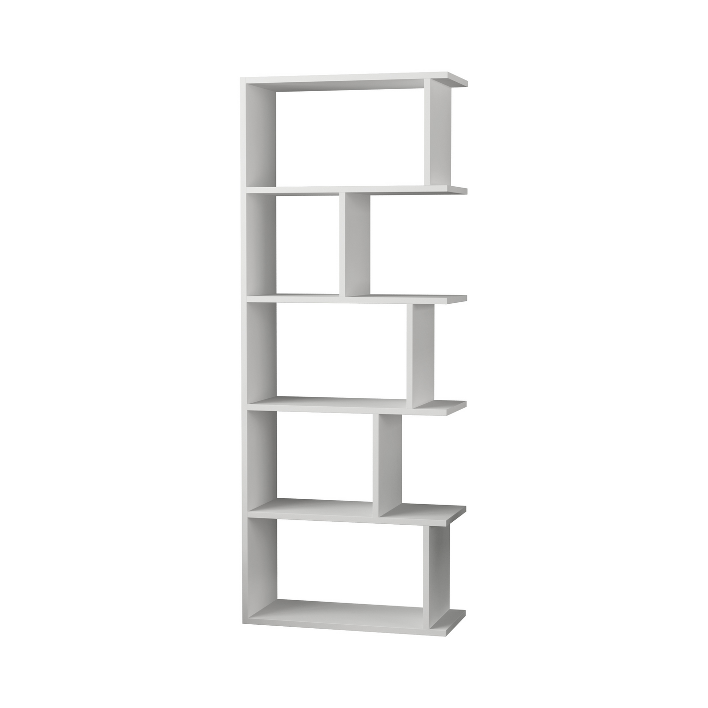 Tapi Modern White Bookcase Display Unit – Tall 159cm