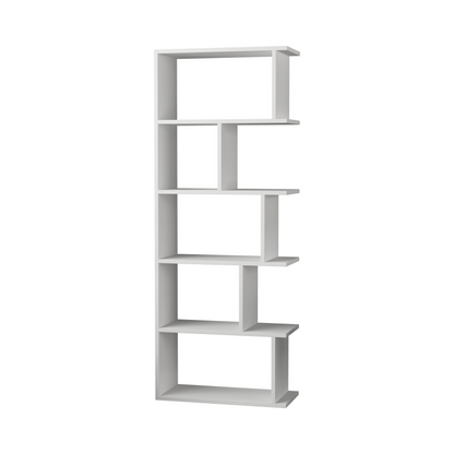 Tapi Modern White Bookcase Display Unit – Tall 159cm