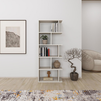 Tapi Modern Sandstone Bookcase Display Unit – Tall 159cm