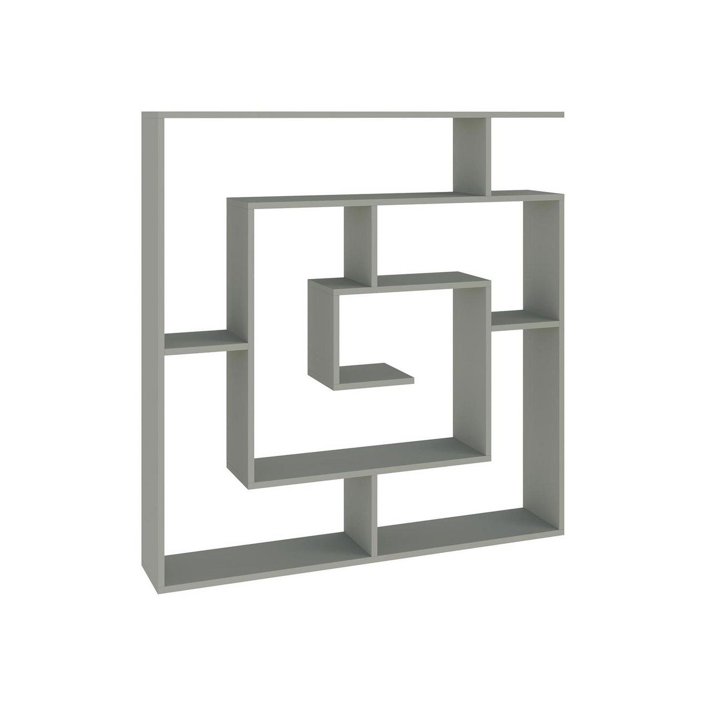 Labirent Modern Ash Green Bookcase Display Unit – 129cm High