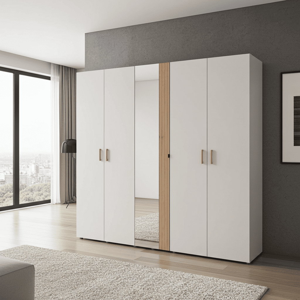 Granada Cashmere And Artisan Oak Effect Sliding Door Wardrobe 220cm