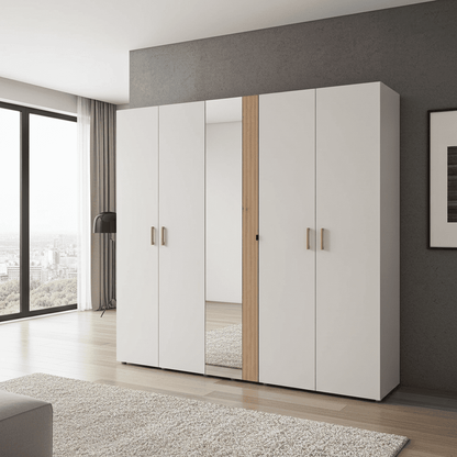 Granada Cashmere And Artisan Oak Effect Sliding Door Wardrobe 220cm