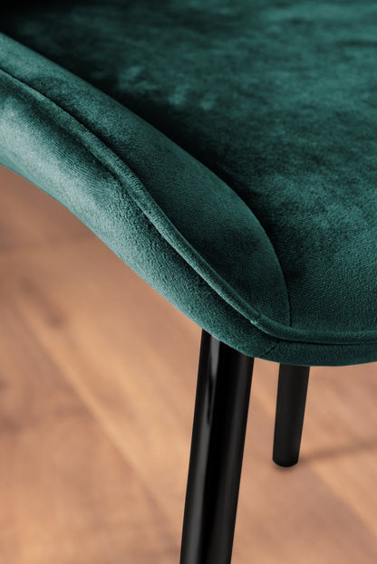 Giovani Round Grey 100cm Table and 4 Pesaro Black Leg Chairs