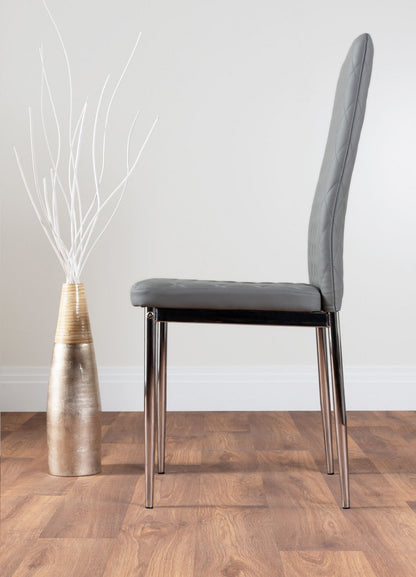 Arezzo Large Extending Dining Table and 8 Milan Chairs