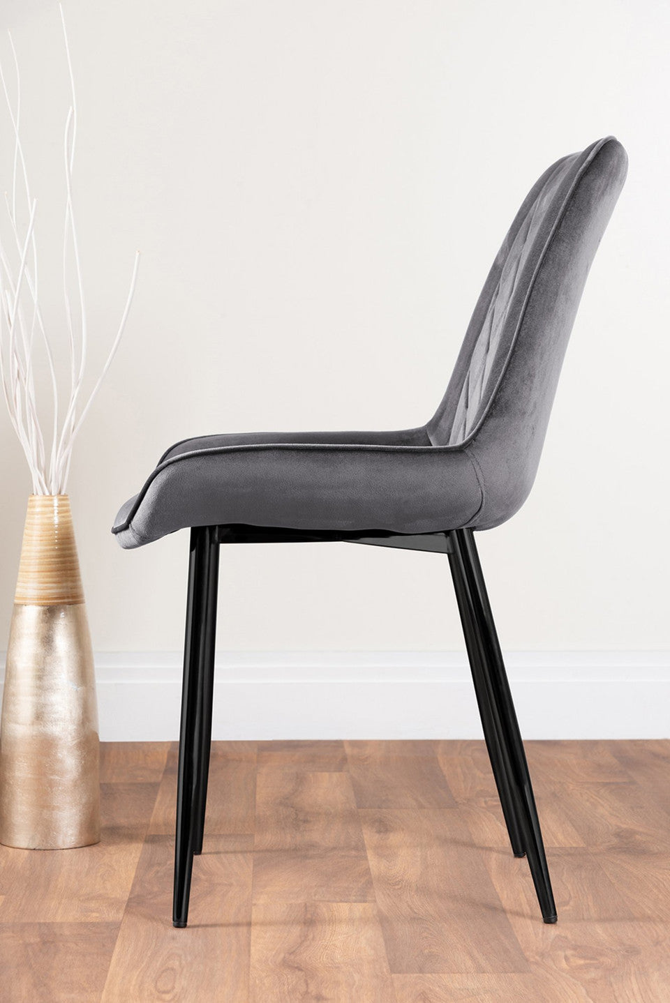 Monaco Glass Dining Table & 4 Luxury Dining Chairs