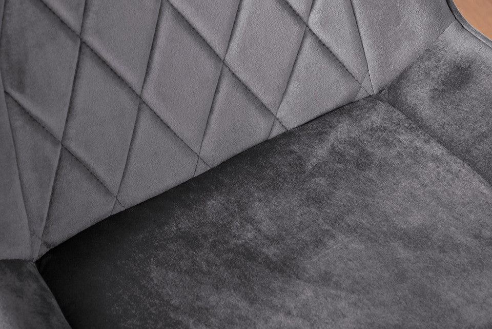 Renato 120cm High Gloss Extending Dining Table and 6 Pesaro Silver Leg Chairs