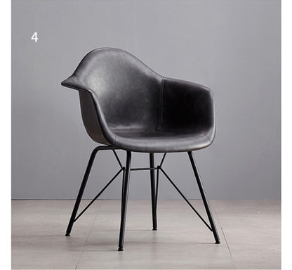 Bobby Dining Chair, Distressed Leather