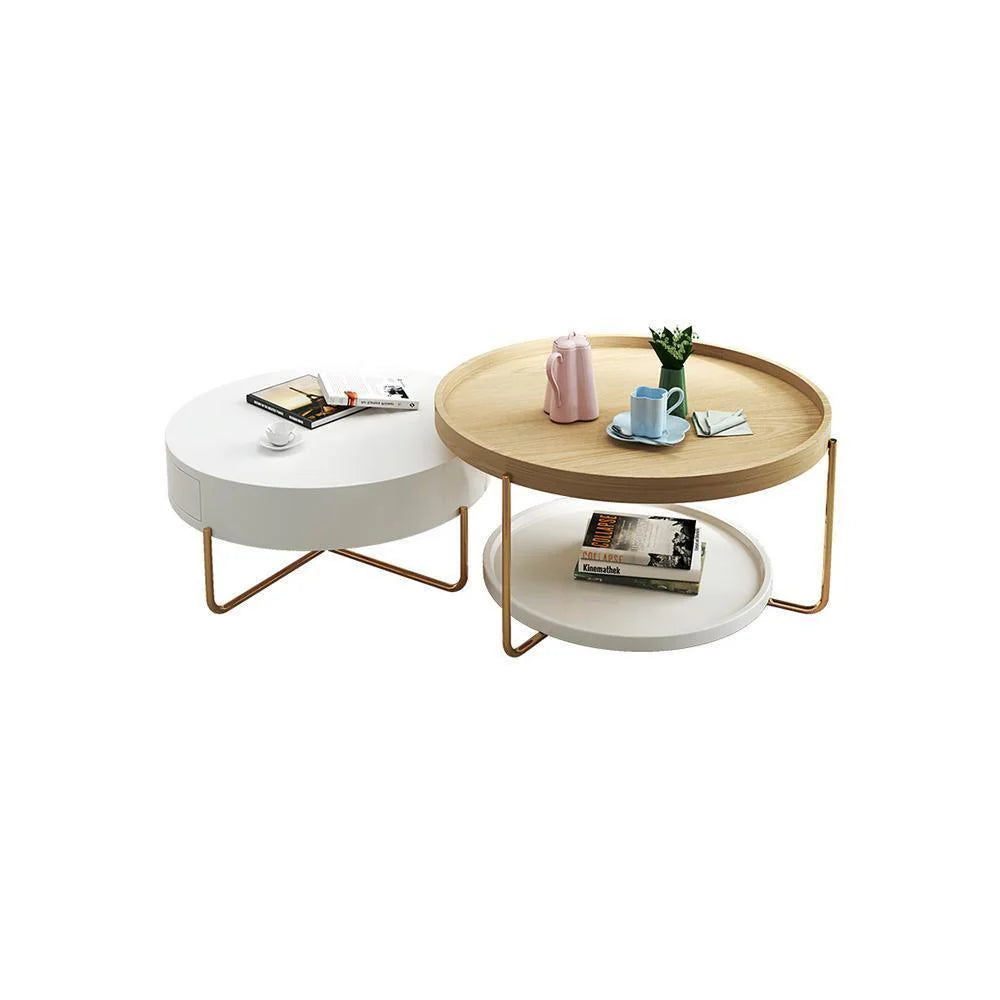 Harper Nesting Coffee Table, Oak