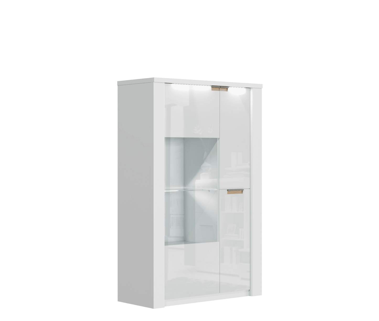 Ice White High Gloss Wide Display Unit P9RXAR22