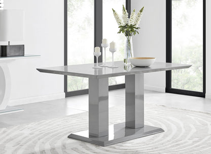 Imperia 6 Dining Table and 6 Isco Chairs