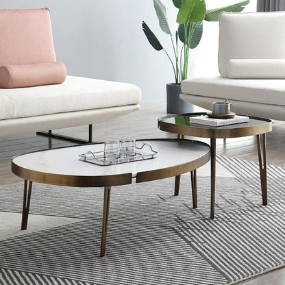 Inca Coffee Table Set, Sintered Stone
