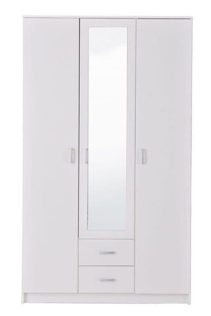Kano White 3 Door Wardrobe