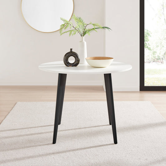Koko Round White 4 Seater Dining Table