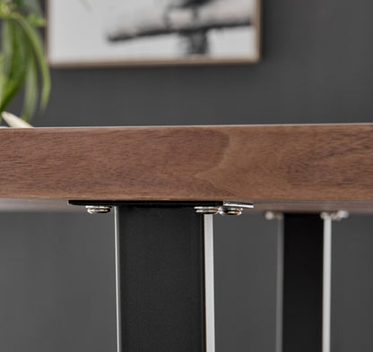 Kylo Brown Wood Effect Dining Table & 6 Lorenzo Chairs
