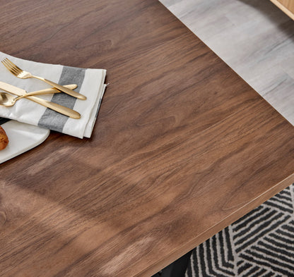 Kylo Brown Wood Effect Dining Table & 6 Lorenzo Chairs
