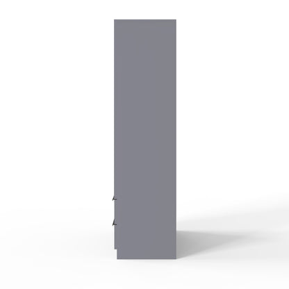 FWStyle Lania 2 Door 2 Drawer Wardrobe – Grey