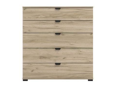 Limone Oak Effect Wide 6 Drawer Chest