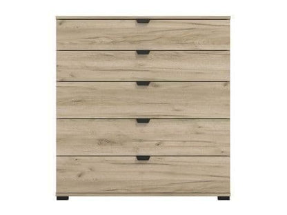Limone Oak Effect Wide 6 Drawer Chest