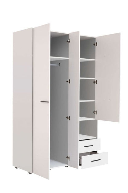 Limone White 3 Door Wardrobe