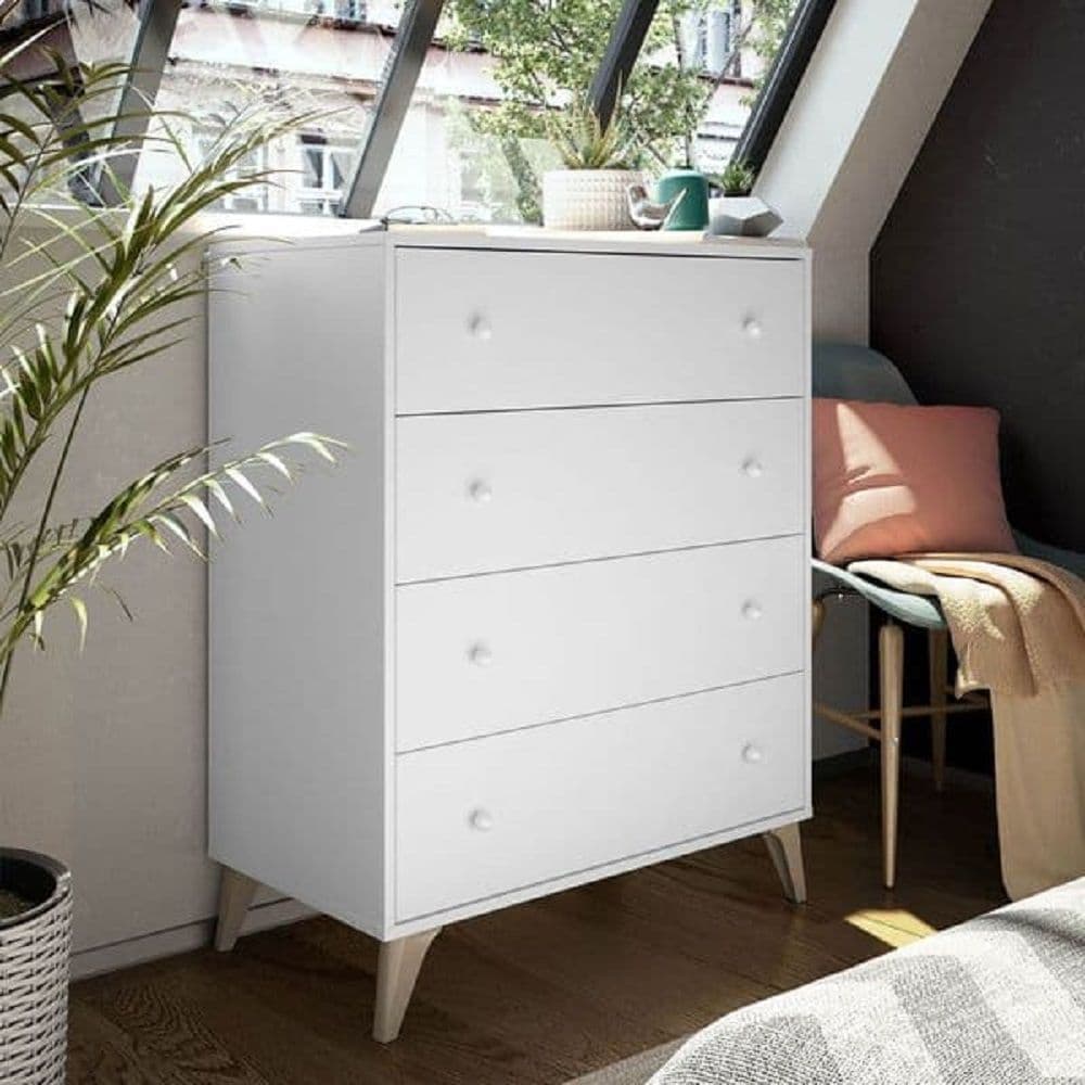 Martinelli Artic White 4 Drawer Chest