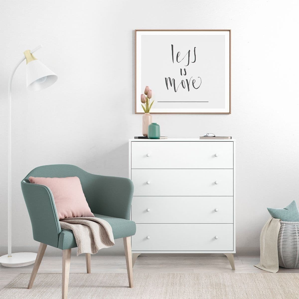 Martinelli Artic White 4 Drawer Chest