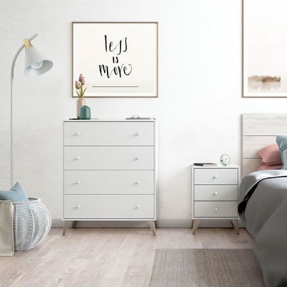 Martinelli Artic White 4 Drawer Chest