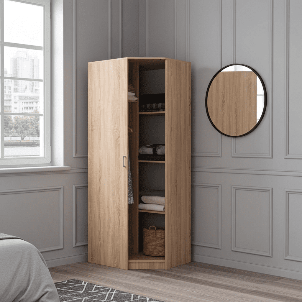 Miami Sonoma Oak Effect Corner Wardrobe