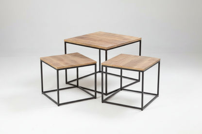 Old Empire Square Nest Of 3 Tables