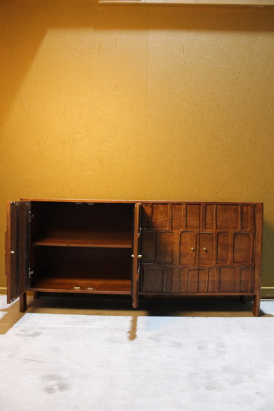 Pachar Wooden Carving Design 4 Door Side Board