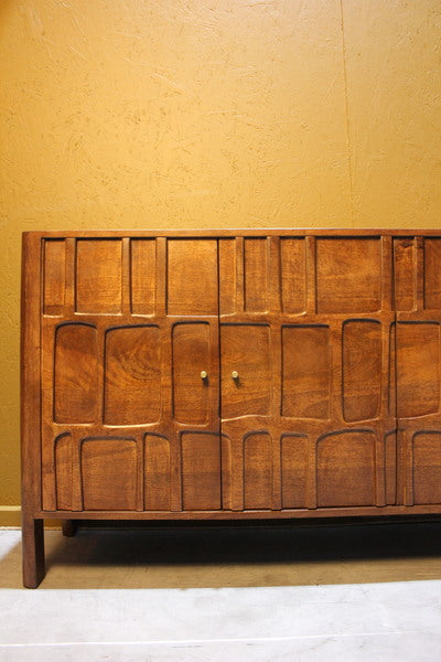 Pachar Wooden Carving Design 4 Door Side Board