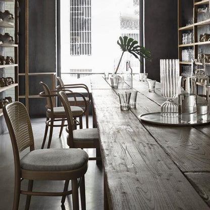 Paris G04 Rattan Dining Chair, Walnut